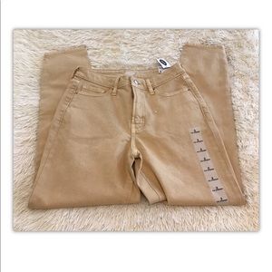 BNWT Old Navy O.G. Straight Tan Jeans
